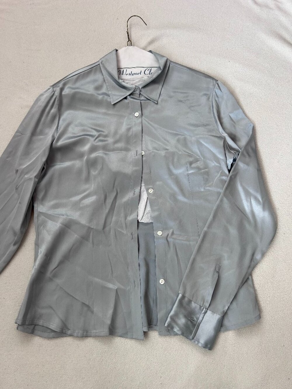 Banana Republic Stretch 100% Silk Button-Front Blouse | Women's Medium